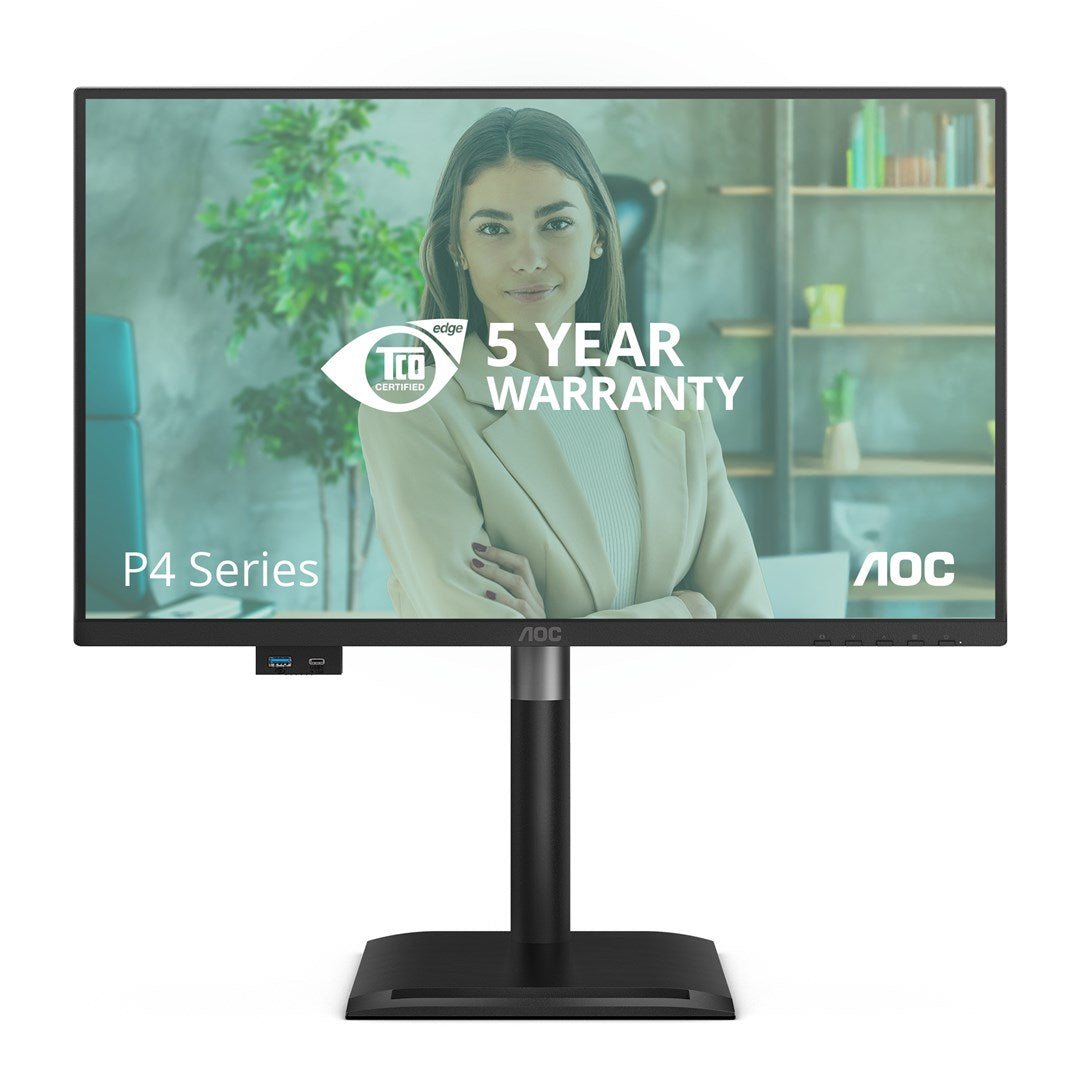 AOC 24P4CV computer monitor 60.5 cm (23.8 ) 1920 x 1080 pixels Full HD LED Black