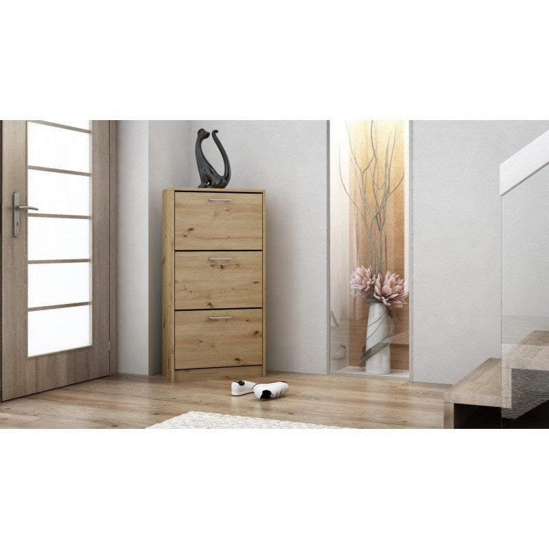 Topeshop PAULA Shoe Organizer Closed Oak