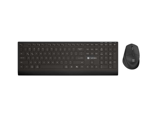 2-IN-1 SET NATEC STINGRAY 2 KEYBOARD+MOUSE US WIRELESS TILT WHEEL