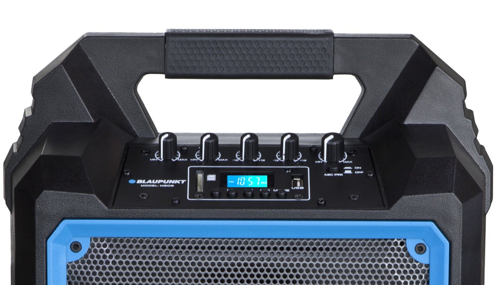 Blaupunkt MB06 portable speaker Stereo portable speaker Black  Blue 500 W
