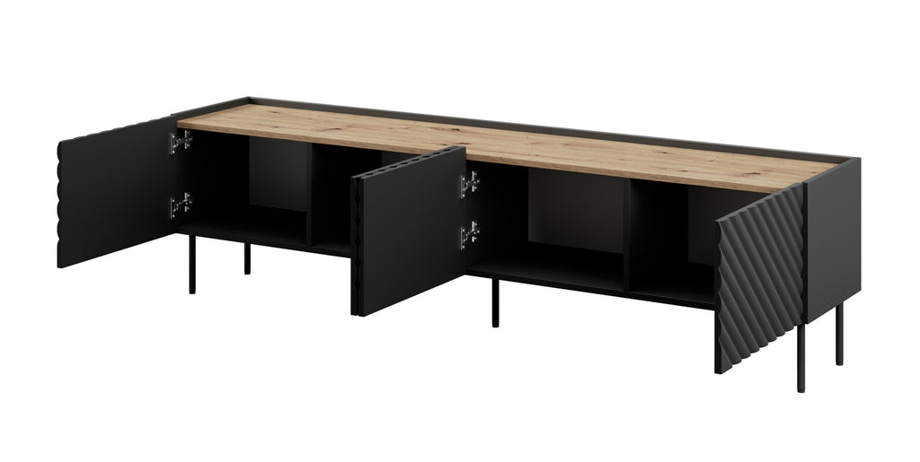 ONDA 4D RTV Cabinet 200x40x35-54 Black
