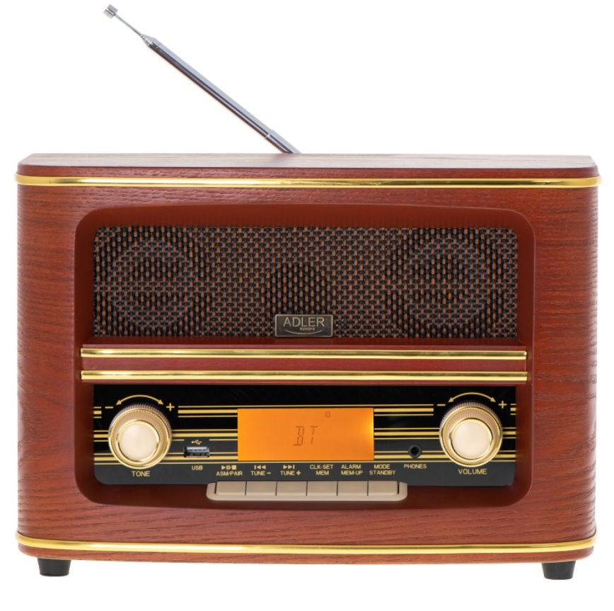 Adler Retro Radio Wooden Design 2860 g AD 1187