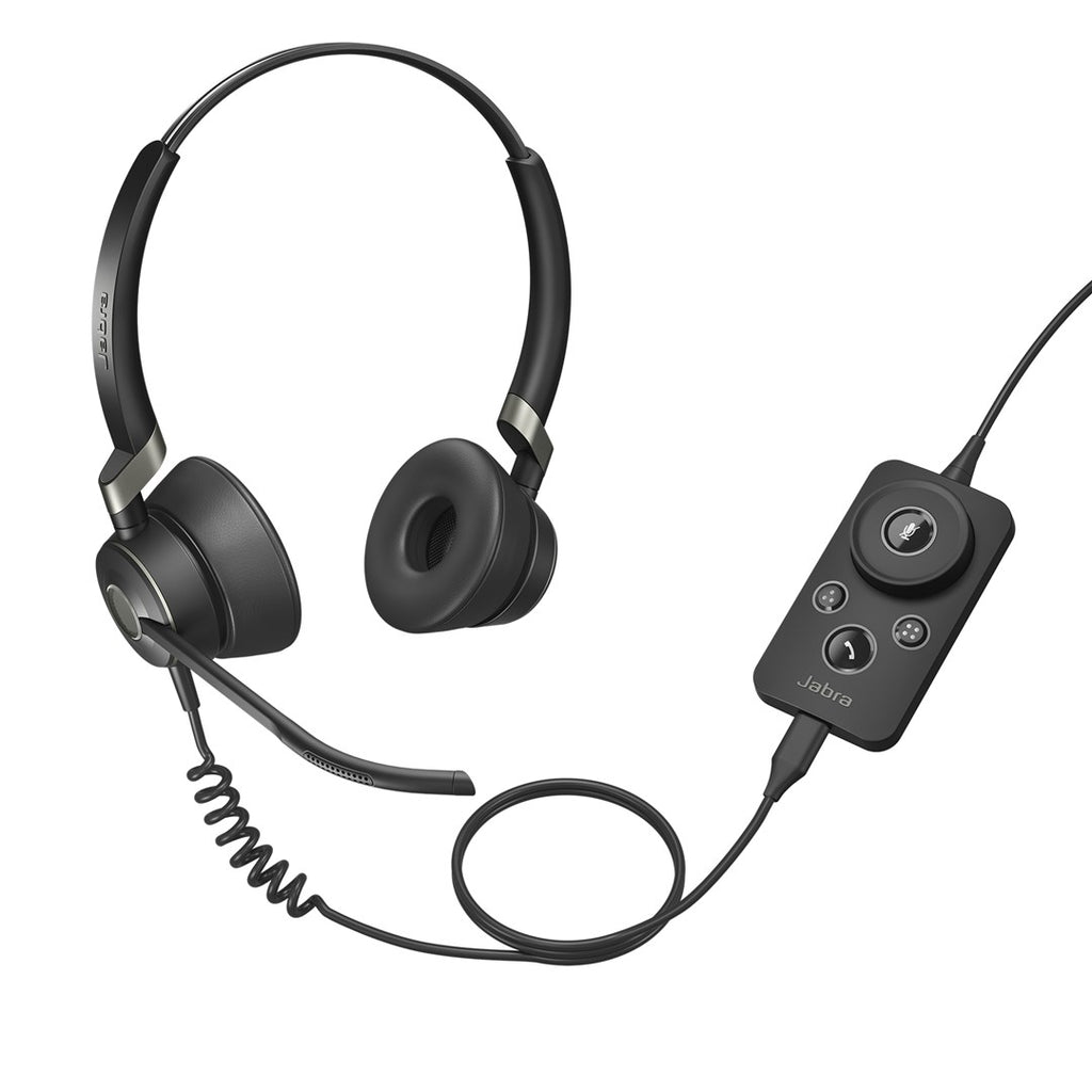 Jabra Engage 50 Stereo USB-C Headset, 3-Microphone Technology, Integrated Software