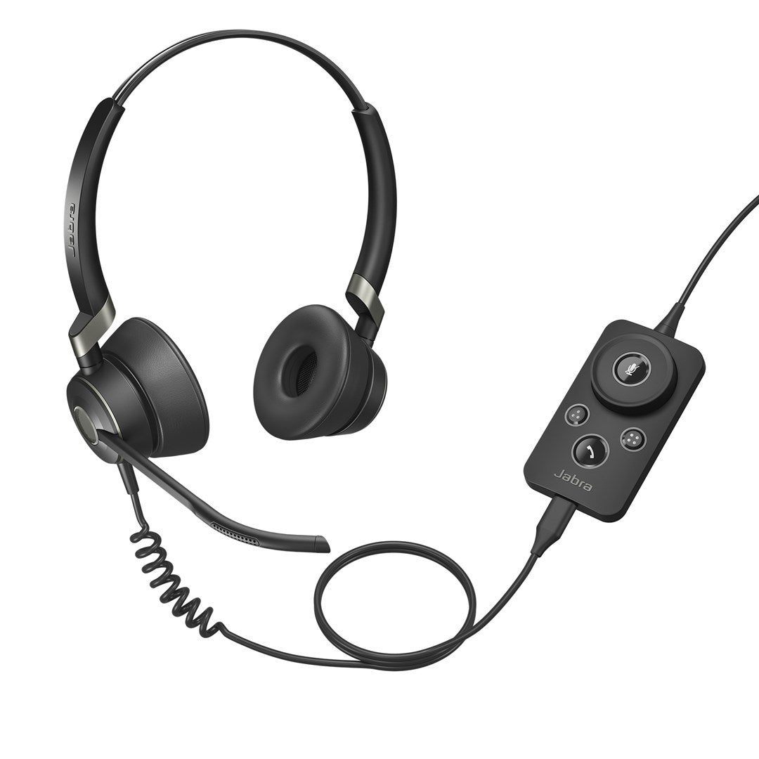 Jabra Engage 50 Stereo USB-C Headset, 3-Microphone Technology, Integrated Software