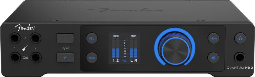 Fender Quantum HD 2 EU - USB-C Audio Interface - Studio Use - FENDER QUANTUM HD 2 EU