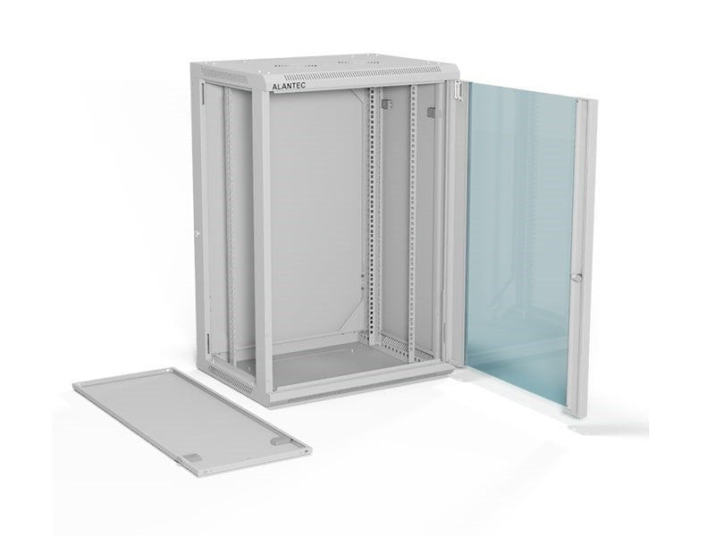 ALANTEC 19  18U 600x450 wall-mounted cabinet  grey