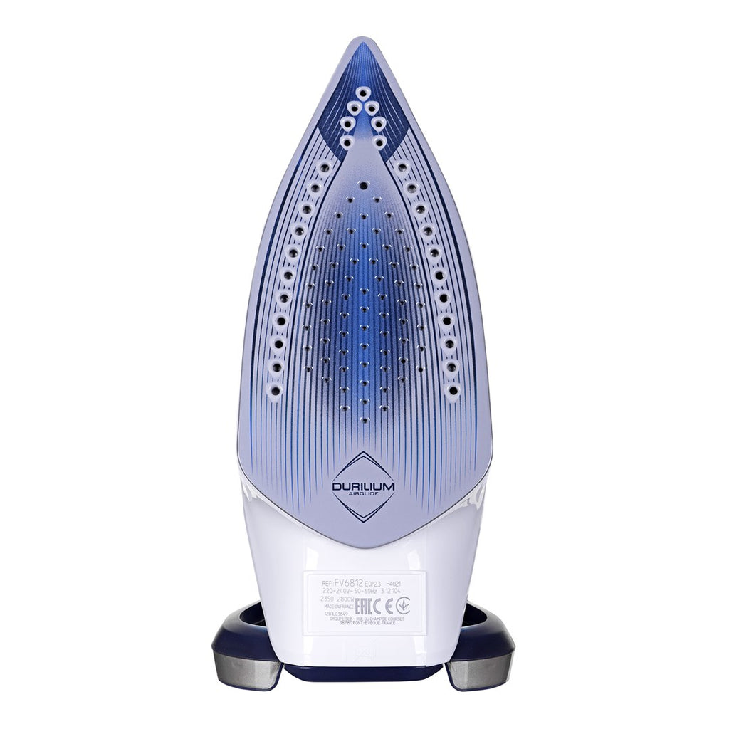 Tefal Ultimate Pure FV6812E0 iron Steam iron 2800 W Blue  Silver