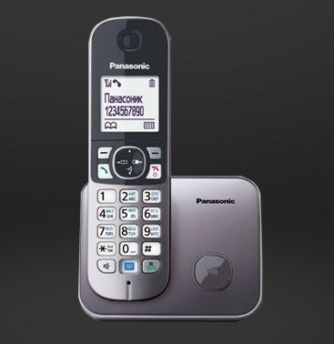 Panasonic KX-TG6811 DECT Telephone Caller ID Black