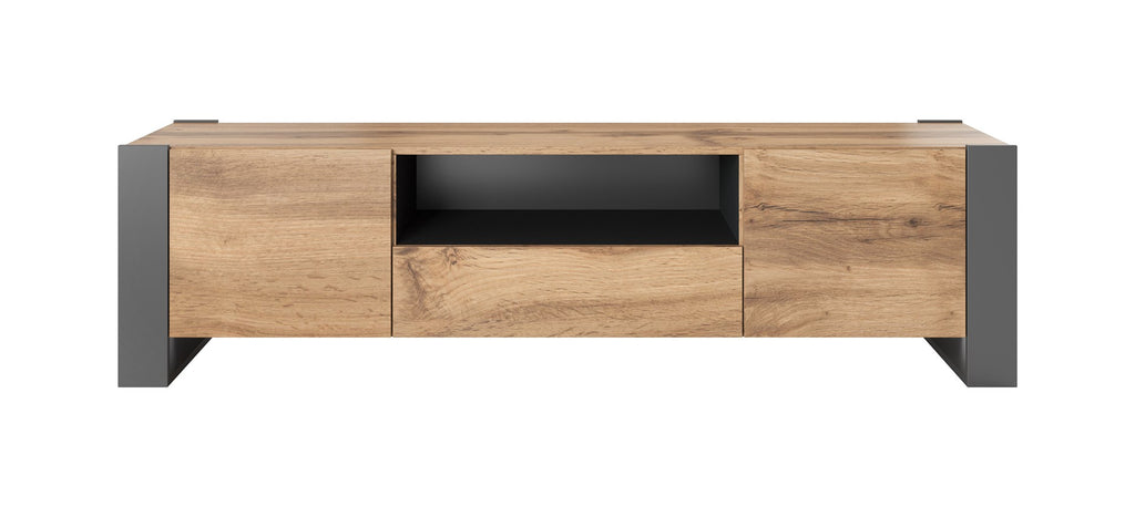 Cama TV Stand WOOD 180 cm Wotan/Anthracite