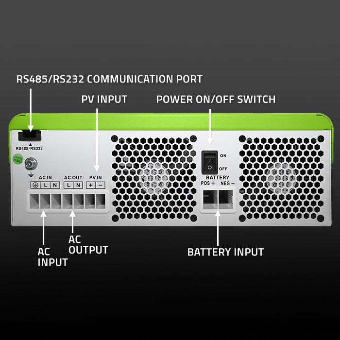 Hybrid solar inverter Off-Grid 3500W  Wi-fi