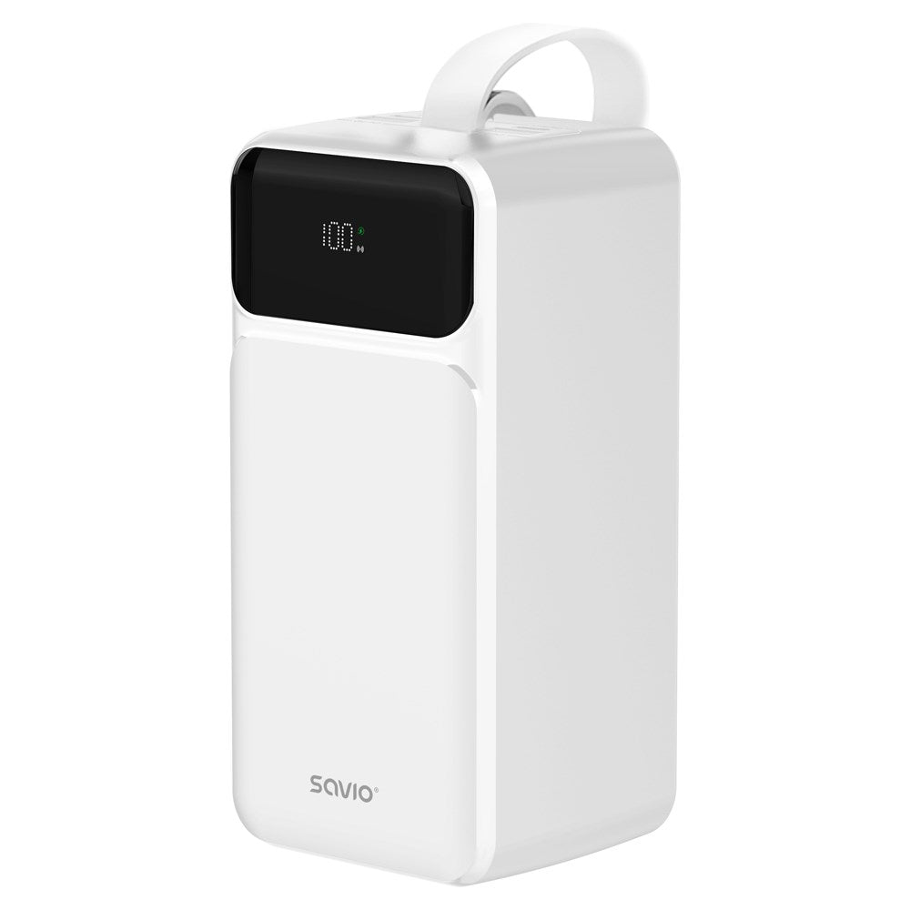 Savio BA-15 power bank Lithium Polymer (LiPo) 50000 mAh White