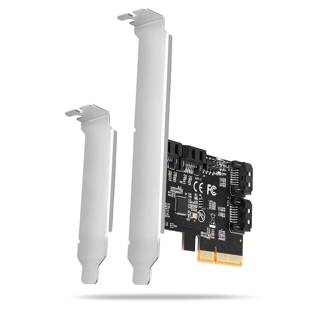 Axagon PCES-SA4X4 PCIe controller - 4x internal SATA 6G port  ASM1164  SP & LP
