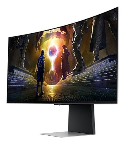 Samsung LS34DG850SUXDU Monitor 34" 3440 x 1440 pixels OLED Silver