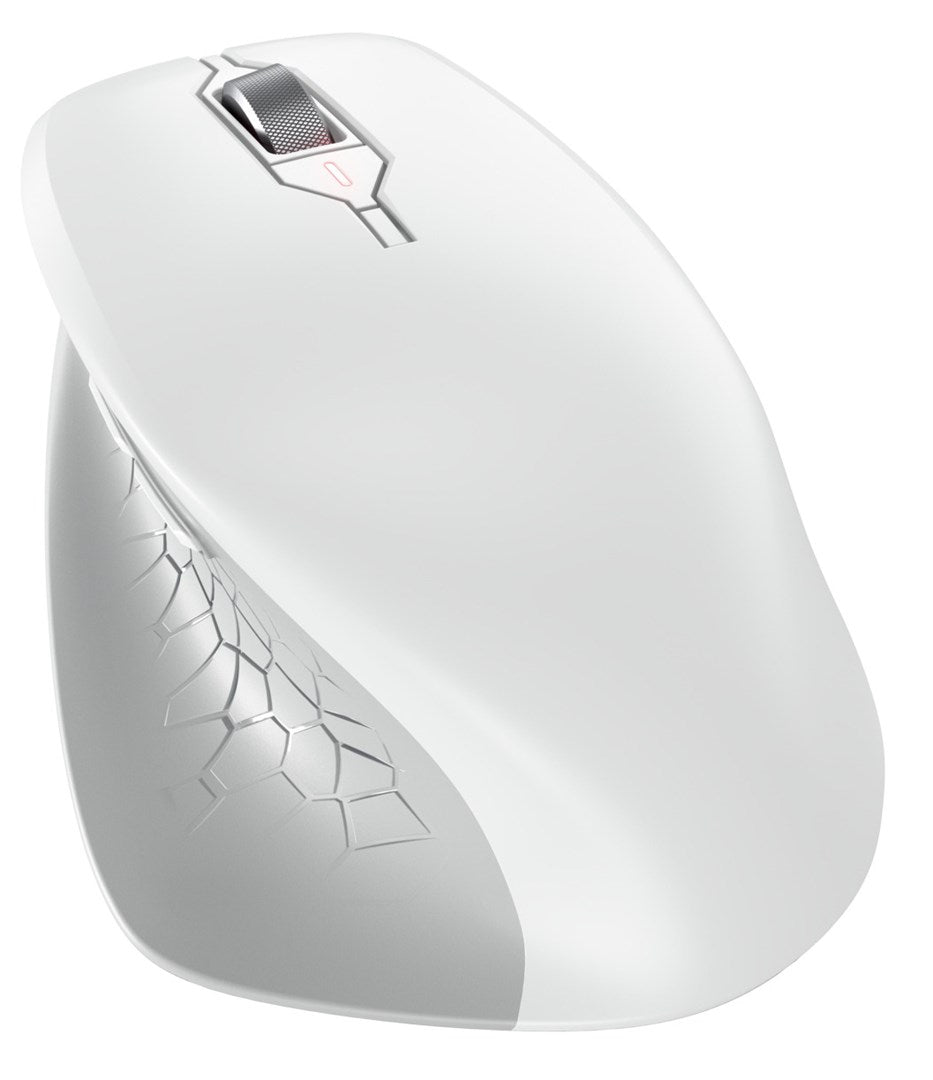 CHERRY STREAM MOUSE COMFORT - Ergonomic Wireless Mouse, 6 Buttons, White/Grey (JW-8550-0)