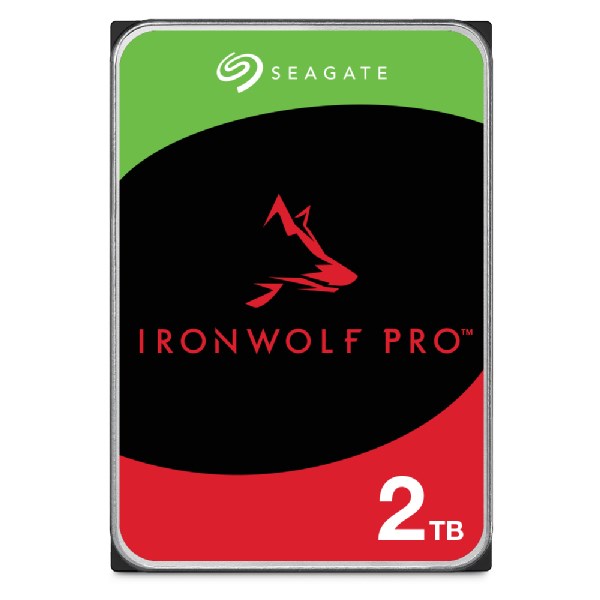 Seagate IronWolf Pro Internal Hard Drive 2 TB 7200 RPM 256 MB 3.5 ST2000NT001