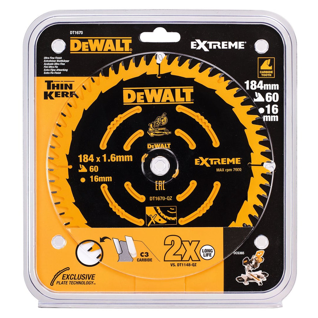 DeWalt Elite CSB Chainring BD-DT1670 184 mm x 16 mm 60T