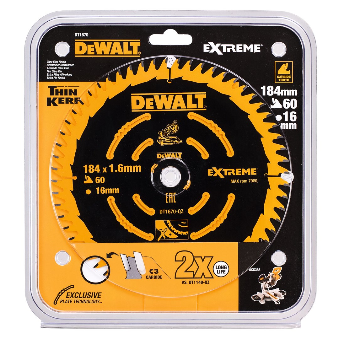 DeWalt Elite CSB Chainring BD-DT1670 184 mm x 16 mm 60T