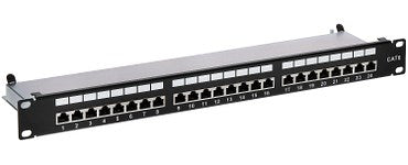 Delta Energy Systems RJ-45 Patch Panel 505 mm PP-24/RJ6-C/FTP