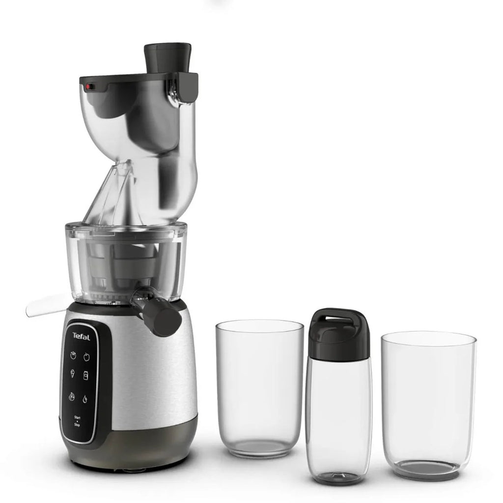 Tefal Slow Juicer ZC605D38, 200 W, 0.7 L Container, Vertical Auger