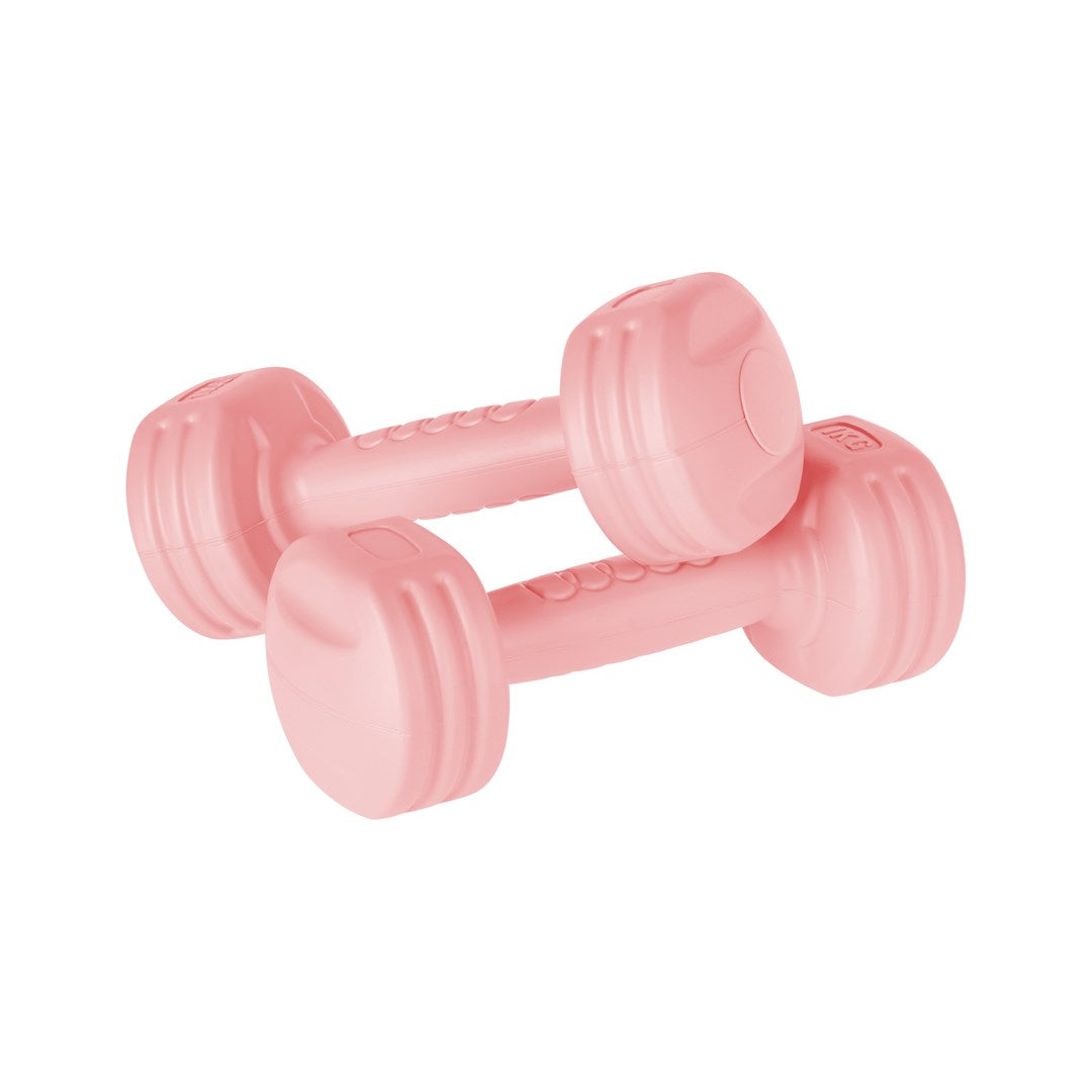 REBEL ACTIVE Bitumen Dumbbell Set 20 kg (2x1kg + 2x2kg + 2x3kg + 2x4kg)