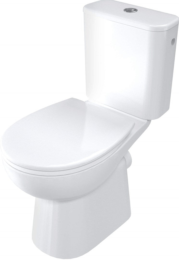 WC bowl compact rimless