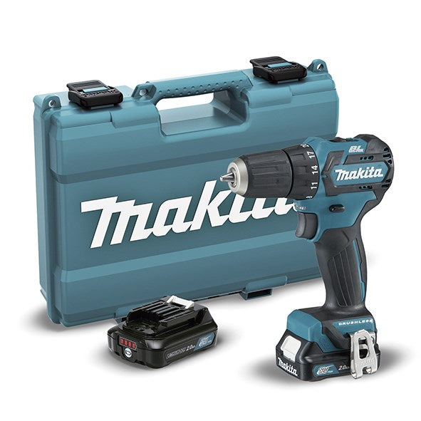 MAKITA Drill 10.8V 35N⋅m 2Ah with 2 Batteries and Charger DF332DSAE