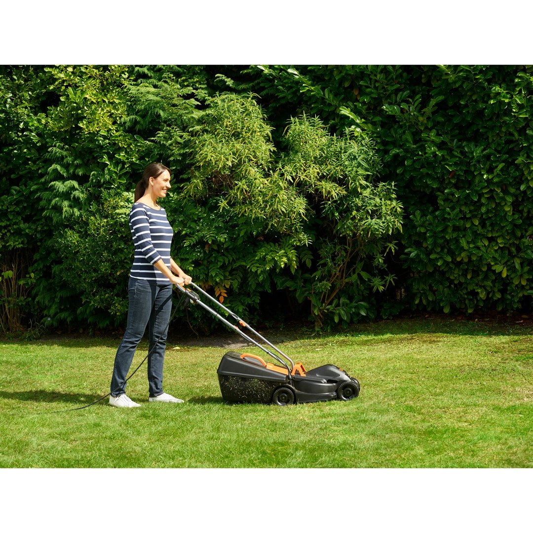 Black & Decker BEMW351-QS Lawn Mower Walk Behind Black Orange