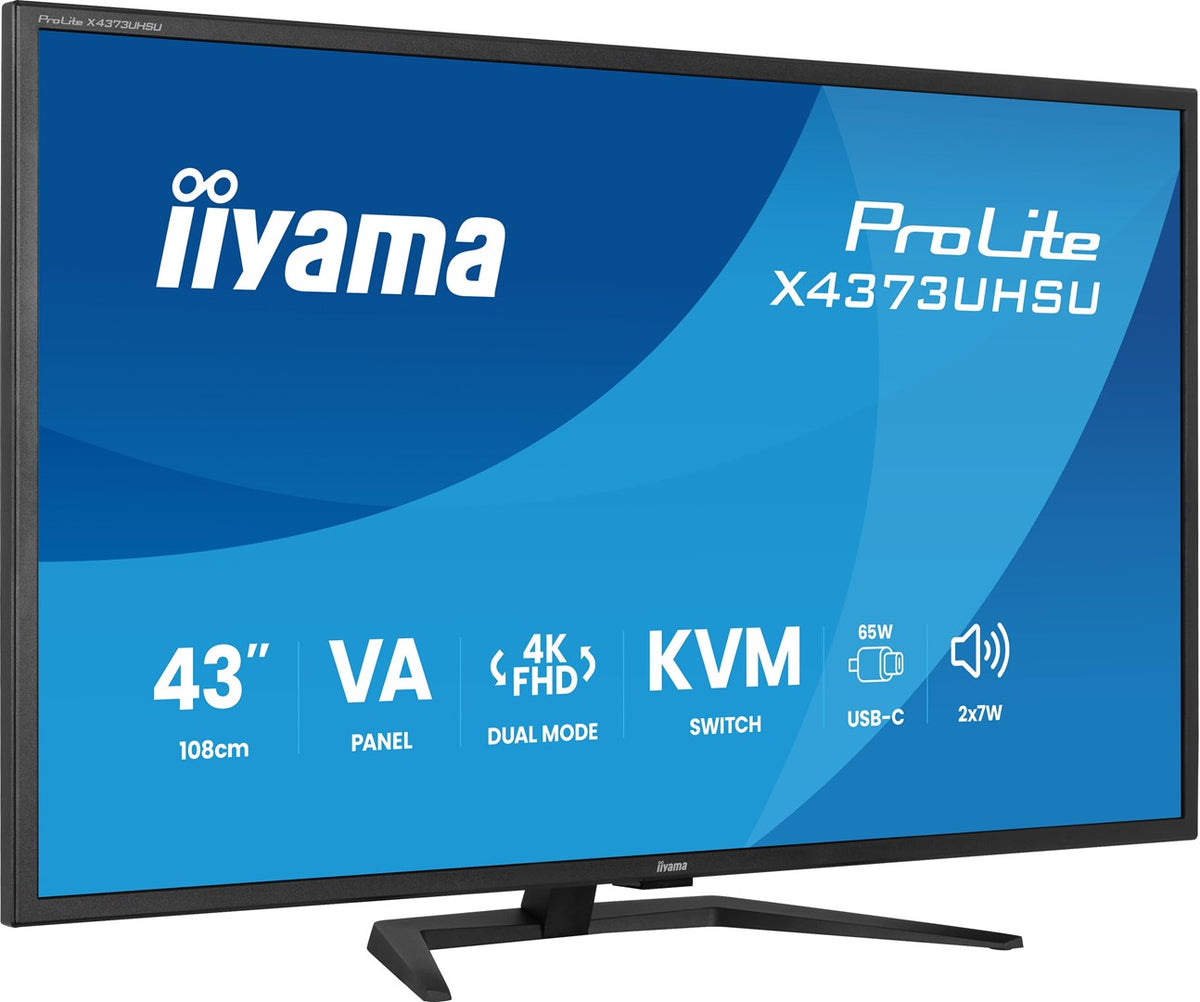 IIYAMA ProLite X4373UHSU-B2 42.5" 4K Ultra HD Monitor 3840 x 2160 Windows, Linux