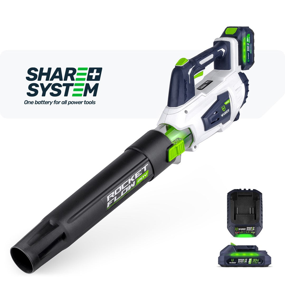 Cordless leaf blower 20 V 160 km/h W04400 WUBER