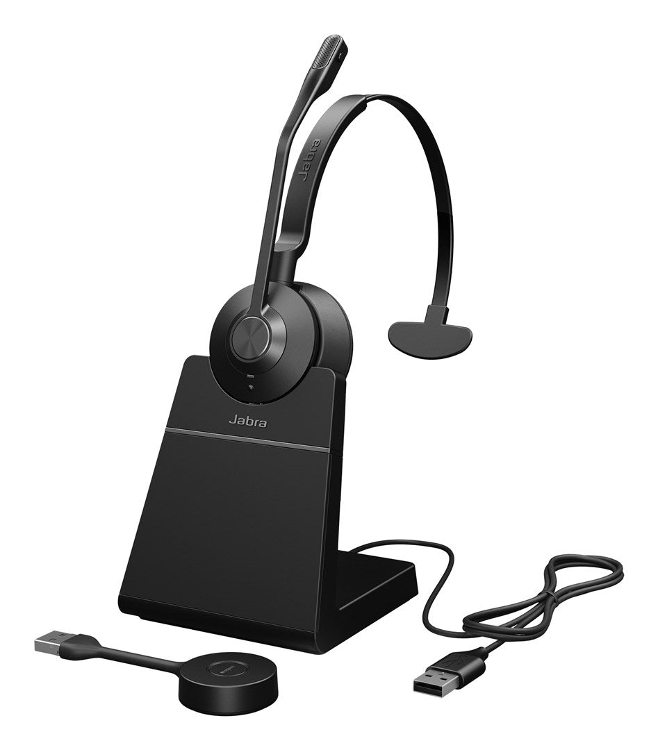 Jabra Engage 55 SE UC Mono USB-A Headset with Charging Station