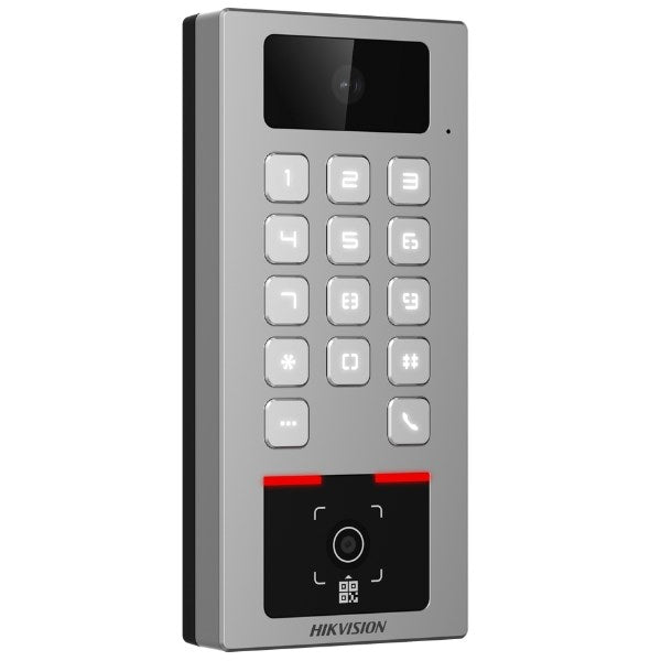Hikvision DS-K1T502DBWX-CQR access control reader Entrance control terminal Grey