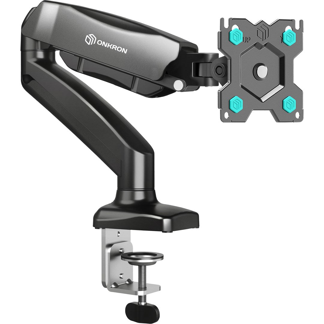 ONKRON G80-B Swivel and Tilt Desk Mount for 13'-32' Monitors up to 8 kg - Black