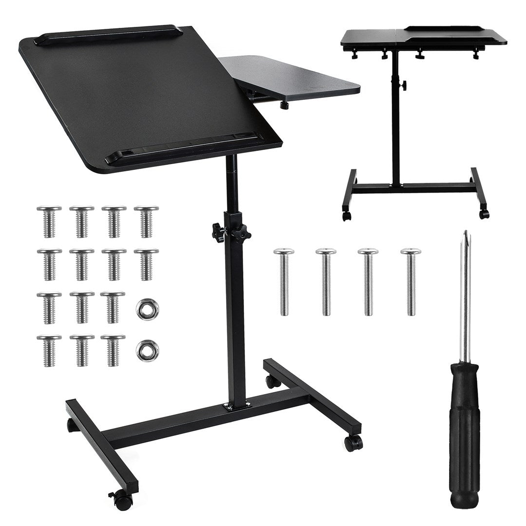 Maclean Mobile Desk/Laptop Stand Black Height Adjustable 59-89 cm Max. 30 kg MC-121 B