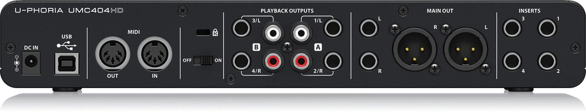 Behringer U-Phoria UMC404HD USB Audio Interface