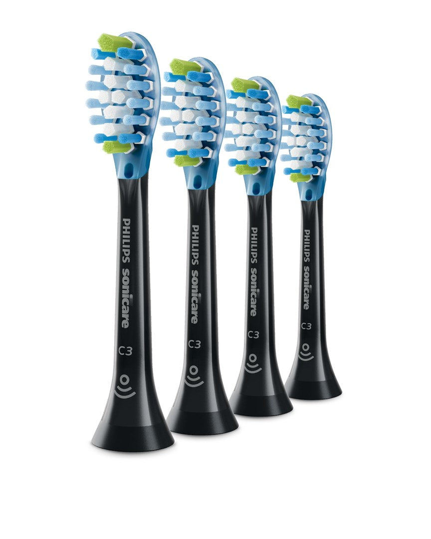 Philips HX 9044/33 4 Brush Heads Black Premium Plaque Defense HX9044/33