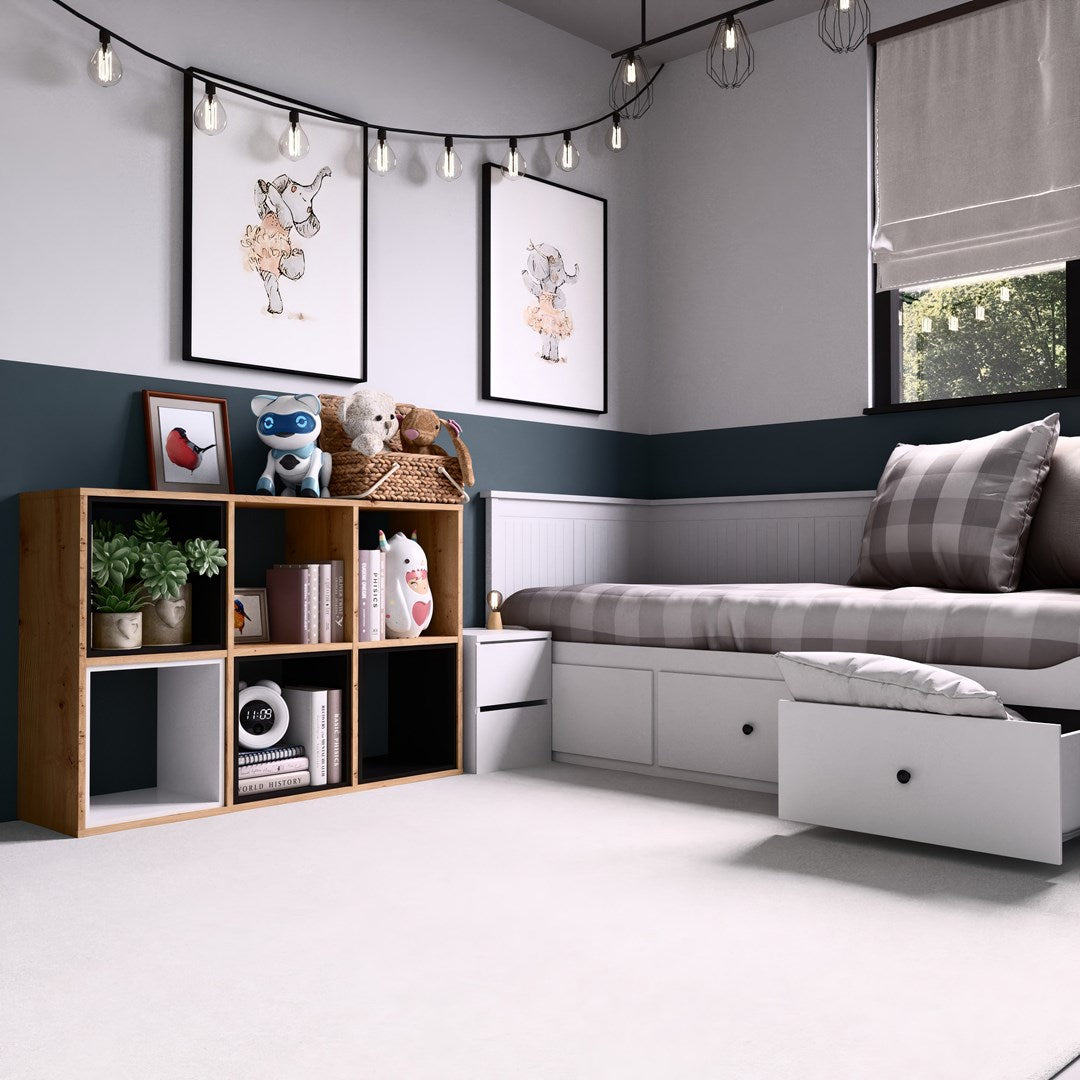 Topeshop Malax 2X3 Artisan Living Room Bookcase - Model MALAX 2X3