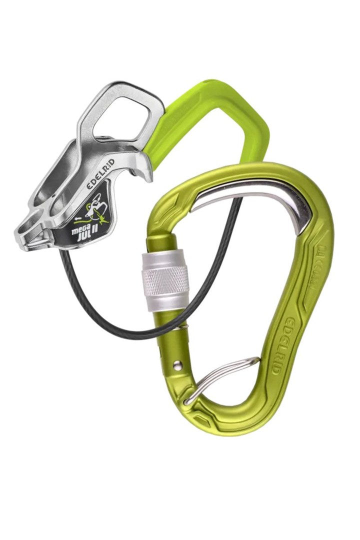 EDELRID Mega Jul Belay Kit Bulletproof Screw II-Oasis