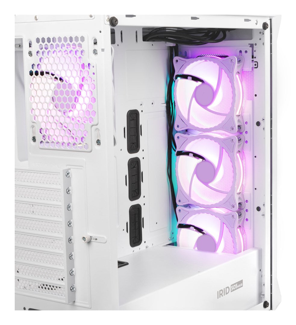 GENESIS Irid 505 ARGB Midi Tower Case White