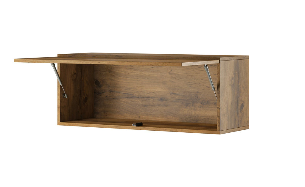 Cama Bed with Wall Cabinet VIGO 90 Full 90/35/32 Wotan Oak