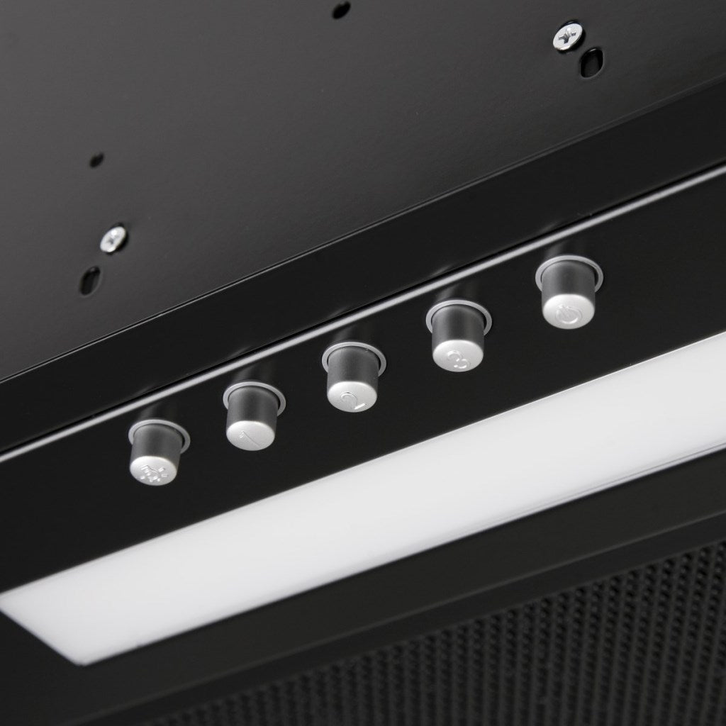 Built-in under-cupboard kitchen hood MAAN Fiugi 2 50 310 m3/h  Black