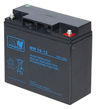MPL POWER ELEKTRO MW 18-12 UPS Battery Sealed Lead Acid 12V 18Ah