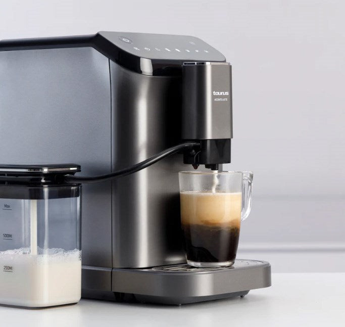 Taurus Espresso Machine 20 Bar White Coffee Accento Latte