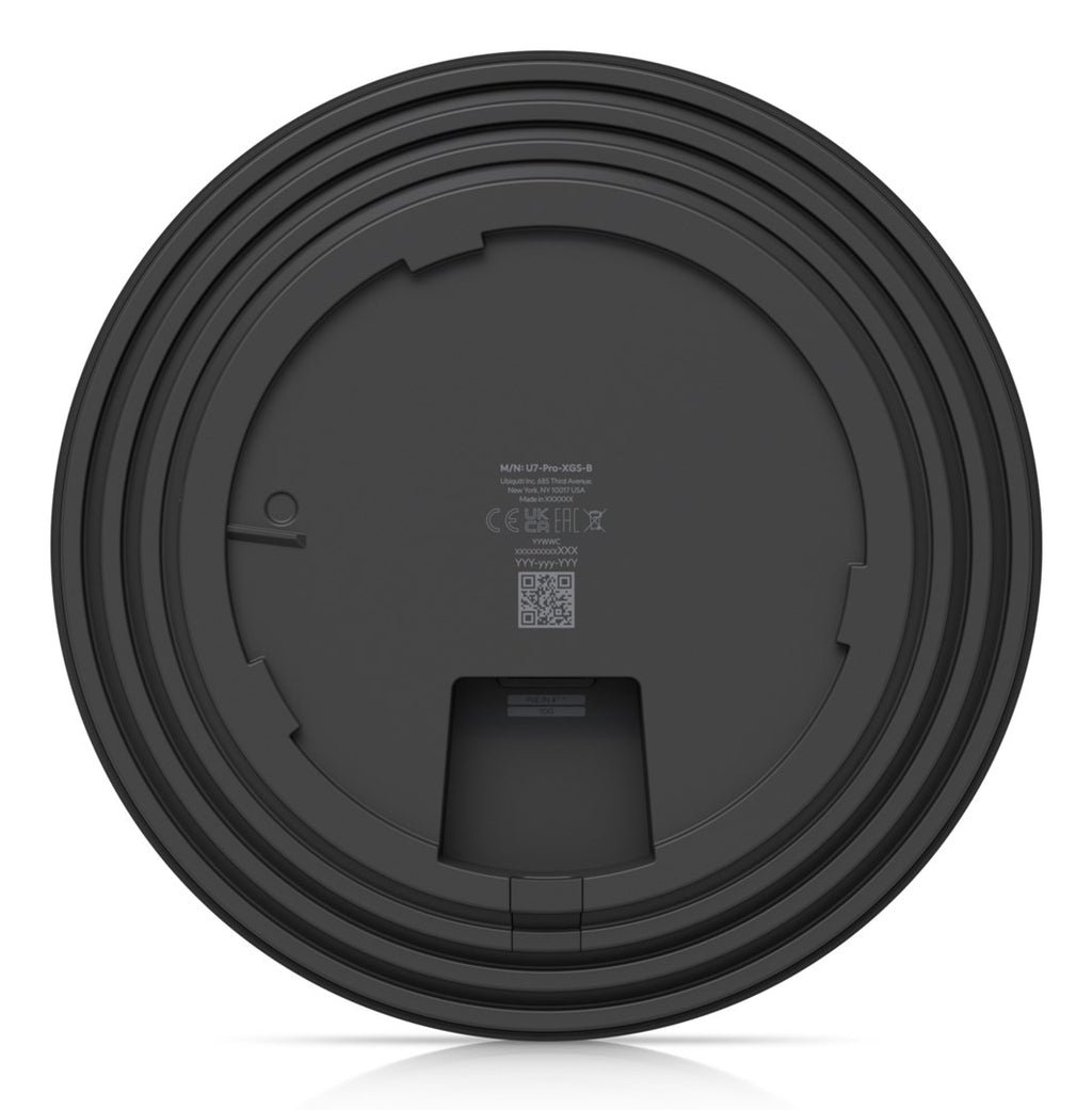 Ubiquiti Ceiling-mounted WiFi Scanning Radio - 8-stream - 10/5/2.5/1 GbE - Black (U7-PRO-XGS-B)