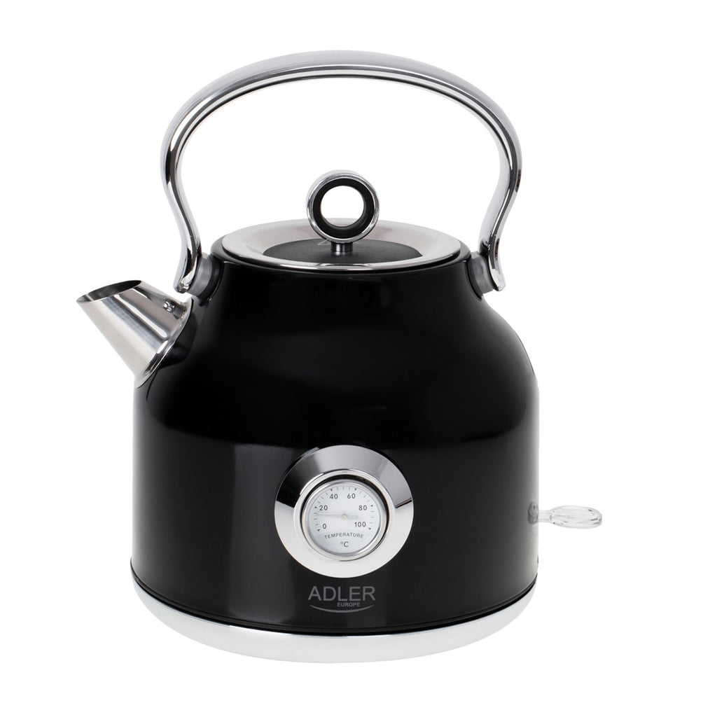 Adler Electric Kettle 1.7 L 2200W Black Metallic AD 1346b