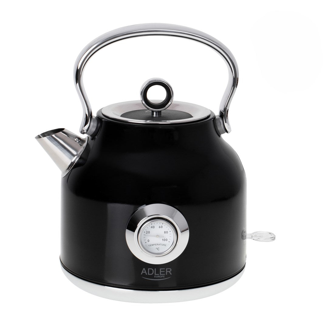 Adler Electric Kettle 1.7 L 2200W Black Metallic AD 1346b