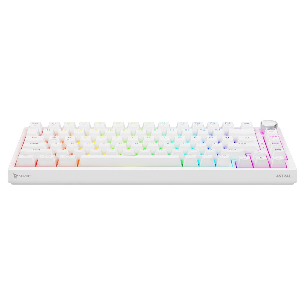 Savio ASTRAL White OUTEMU White Jade RGB Magnetic Keyboard