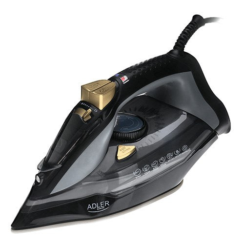 Adler Steam Iron 3000W AD 5038 - 0.35 L Water Tank, Vertical Steam