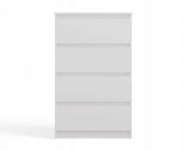 Malwa M4 Chest of Drawers 60 cm 4 Drawers White M4/60