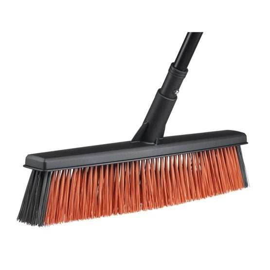 Fiskars Broom Indoor Soft Hard Bristles Aluminum 480 mm Model 1025926