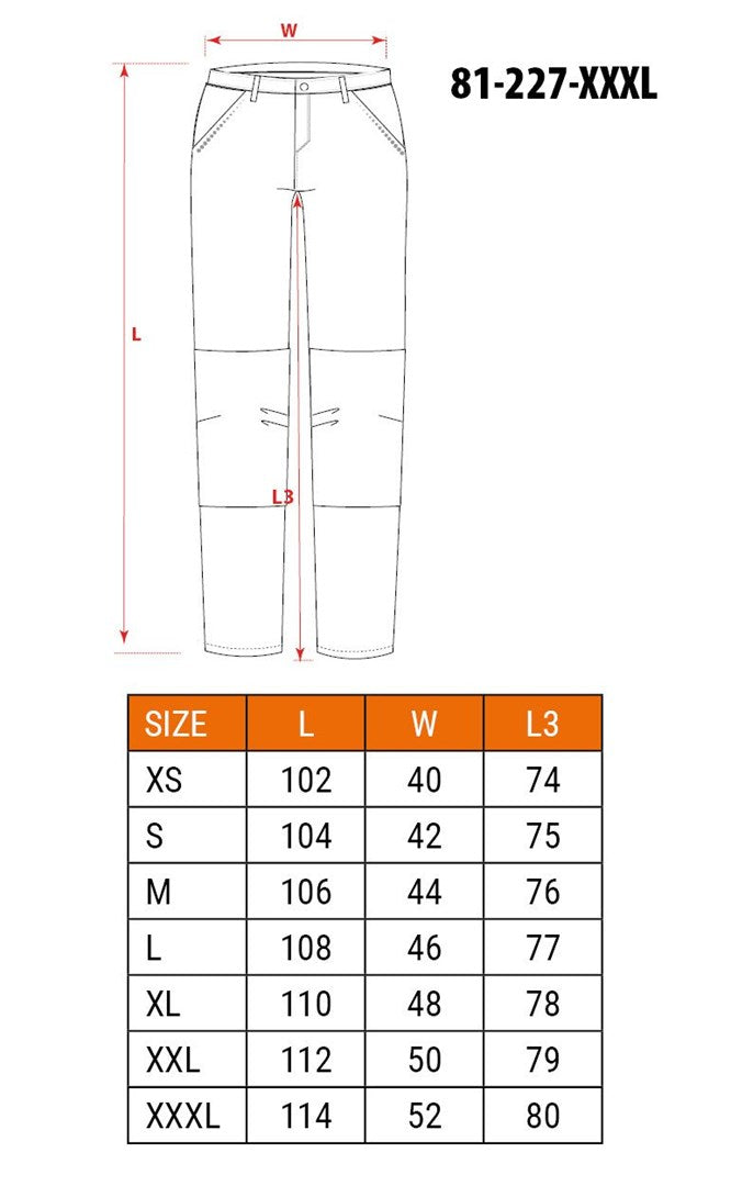 NEO TOOLS Trousers Protective Cotton XXXL 911 g TOP-81-227-XXXL
